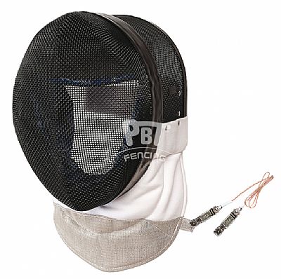 Foil mask FIE  1600 N BLACK with double backstrap incl. mask cable